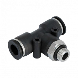 Тройник цанговый T-образный с резьбой PRTOM-1/8-6 Pemaks