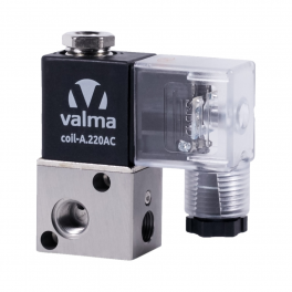 VBE-S-B-18.220AC Распределительный клапан 3/2-НЗ, 1/8"