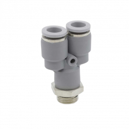 Тройник цанговый Y-образный с резьбой PRYO-1/4-12 Pemaks
