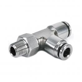 SPD04-02S1G Тройник Т-образный нерж G1/4 4мм